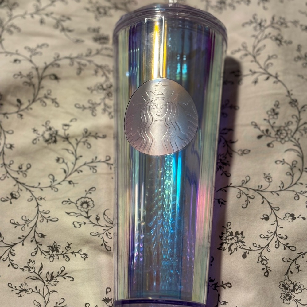 NWT Starbucks Light Icy Aurora Crystal Kaleidoscope Tumbler Limited Edition
